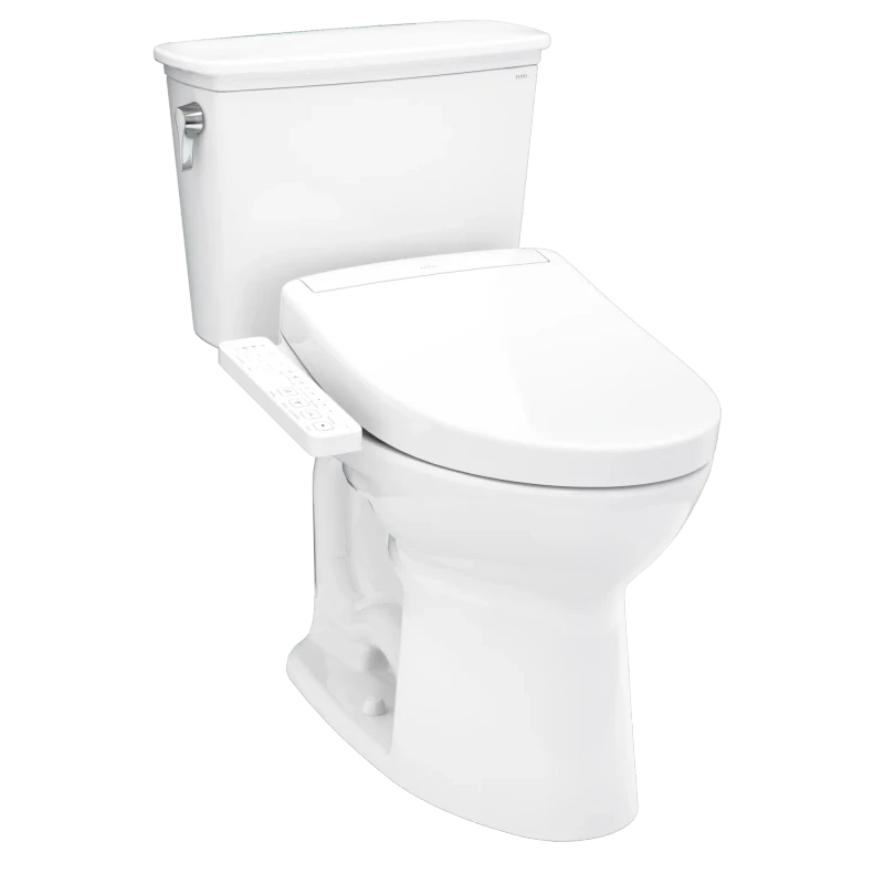 TOTO MW7863346CEFG Drake® Transitional WASHLET®+ S2 Two-Piece Toilet - 1.28 GPF - Universal Height