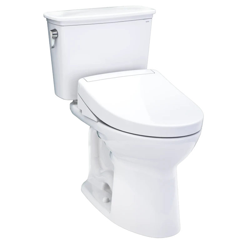 TOTO MW7863446CEFG Drake® Transitional WASHLET®+ S5 Two-Piece Toilet - 1.28 GPF - Universal Height