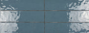 Maiolica Blue Steel Crackled (3"x12" Crackled)