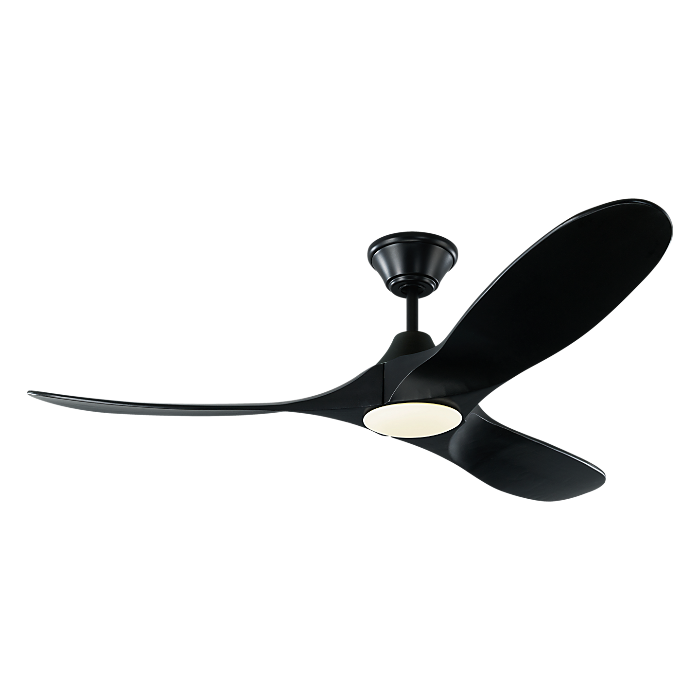 Visual Comfort Maverick 52" LED Ceiling Fan with Remote – Damp Rated Indoor/Outdoor