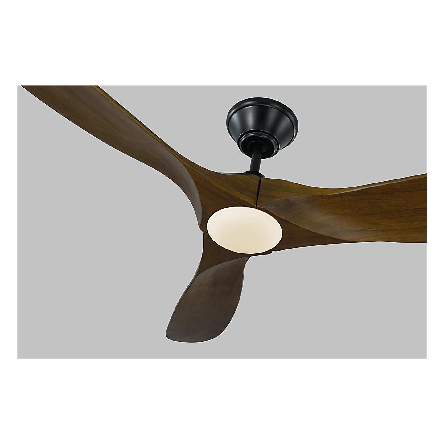 Visual Comfort Maverick 52" LED Ceiling Fan with Remote – Damp Rated Indoor/Outdoor