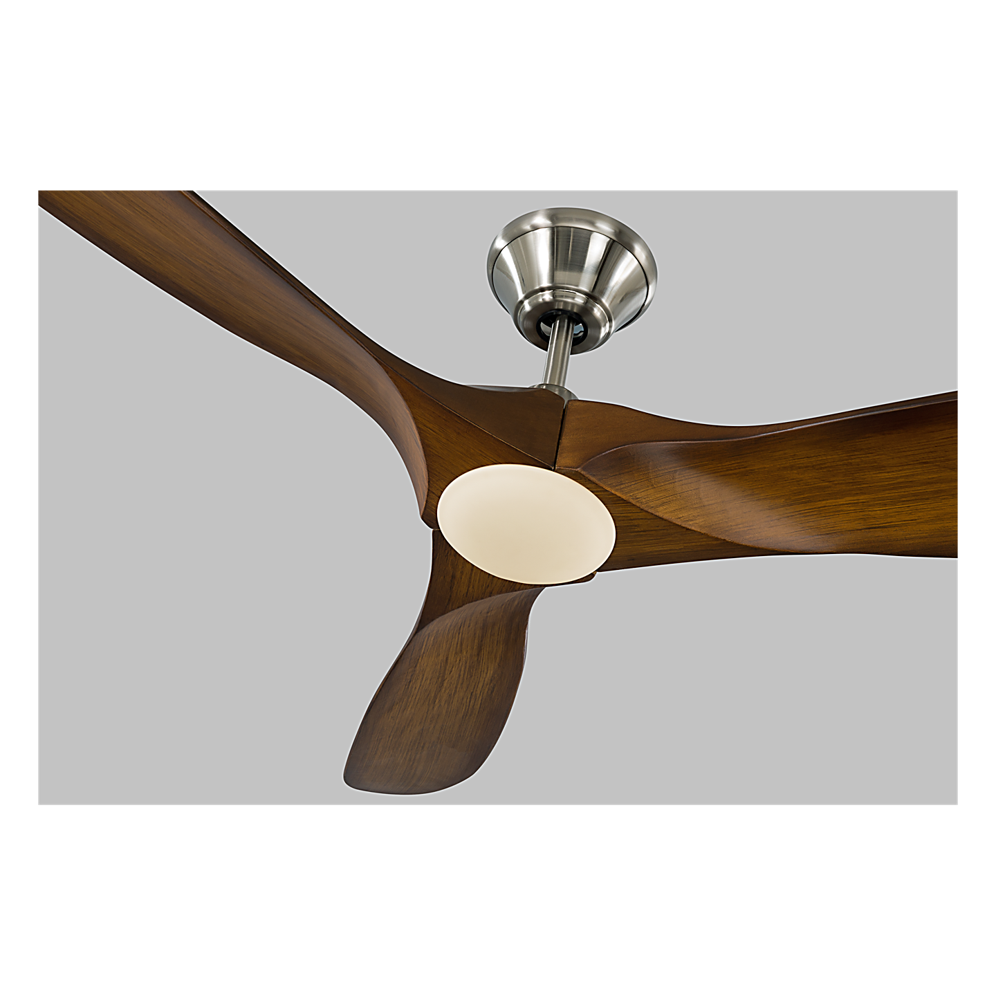 Visual Comfort Maverick 52" LED Ceiling Fan with Remote – Damp Rated Indoor/Outdoor