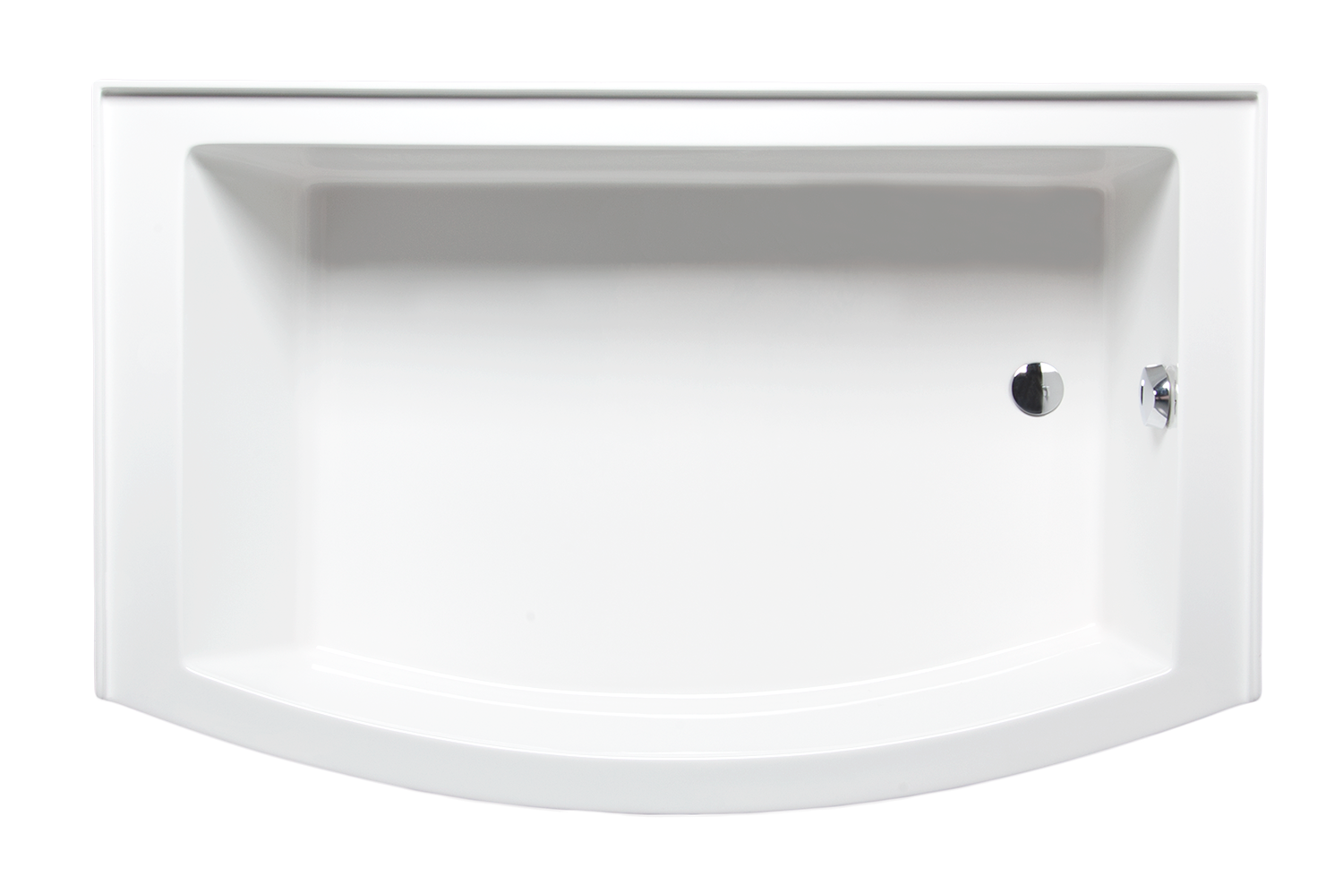 Americh Mezzaluna 6032 ADA Right Hand - Luxury Series Skirted Bathtub MZ6032LR-WH