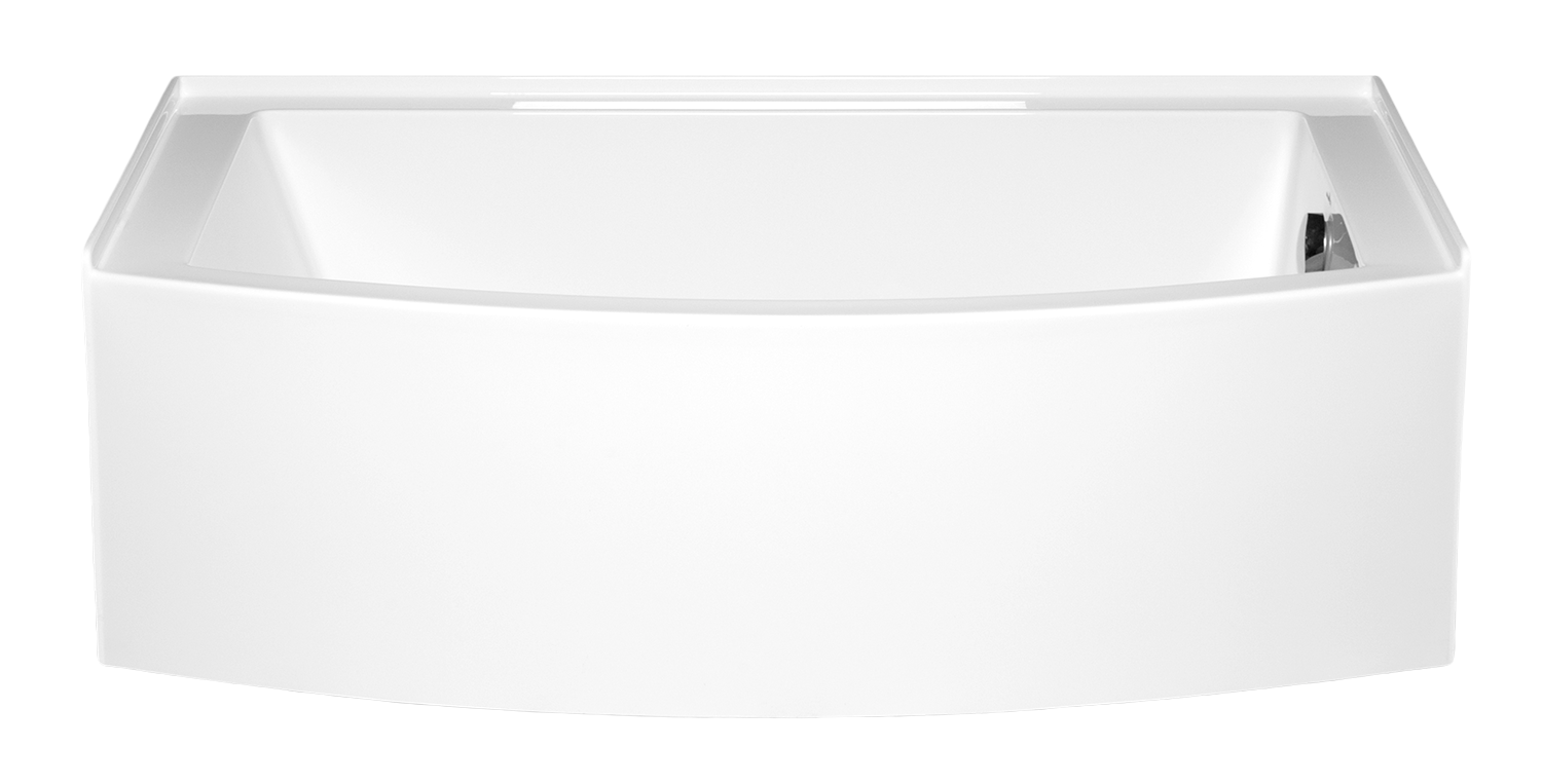 Americh Mezzaluna 6032 ADA Right Hand - Luxury Series Skirted Bathtub MZ6032LR-WH