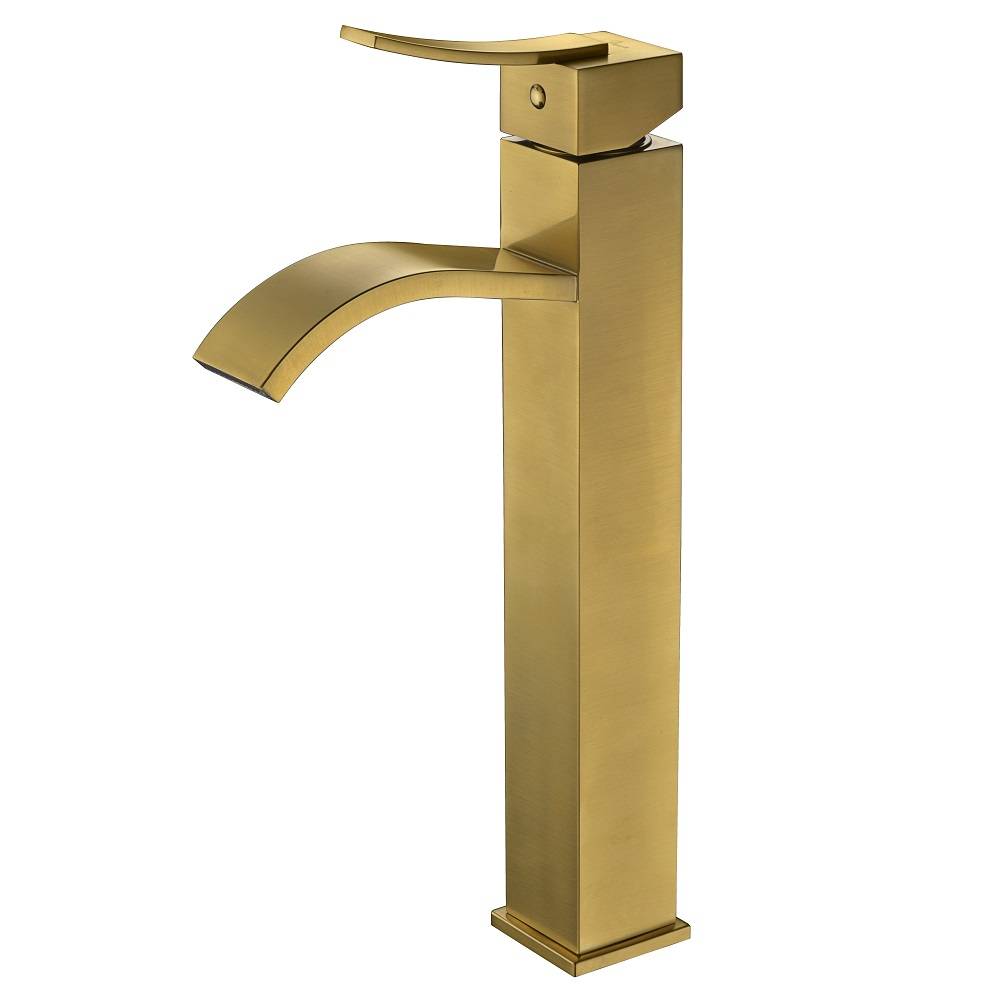 Dawn Single-Lever Square Lavatory Faucet, Sheetflow Spout AB78 1158