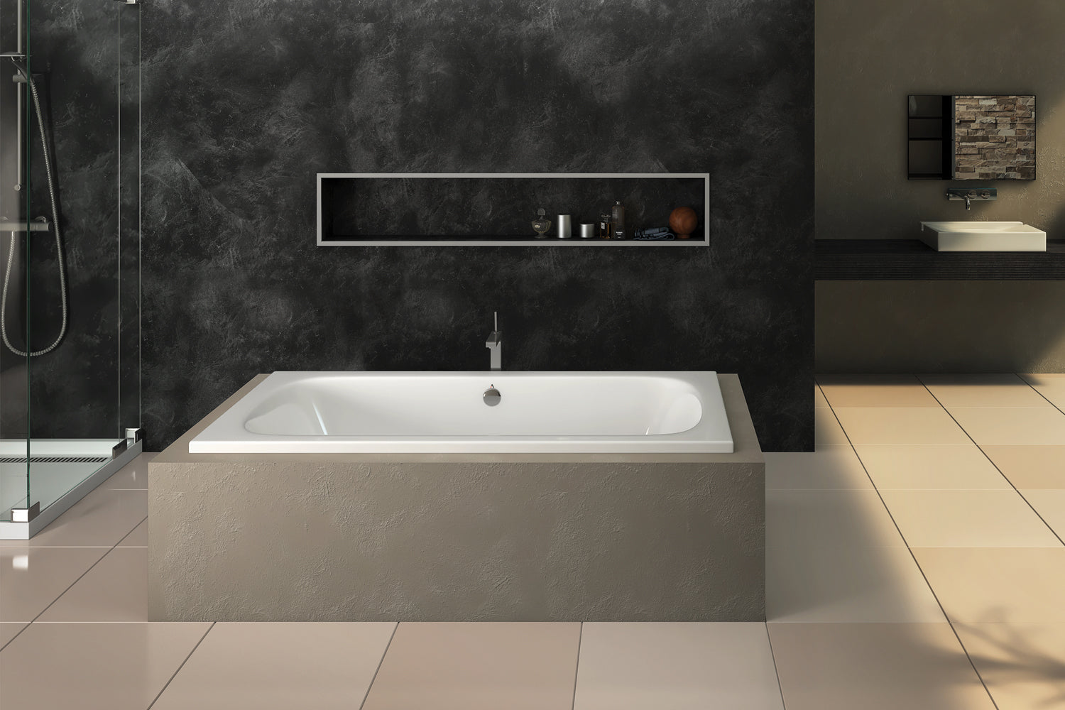 Americh Monet 6636 - Platinum Series Drop-in Bathtub MO6636P-WH