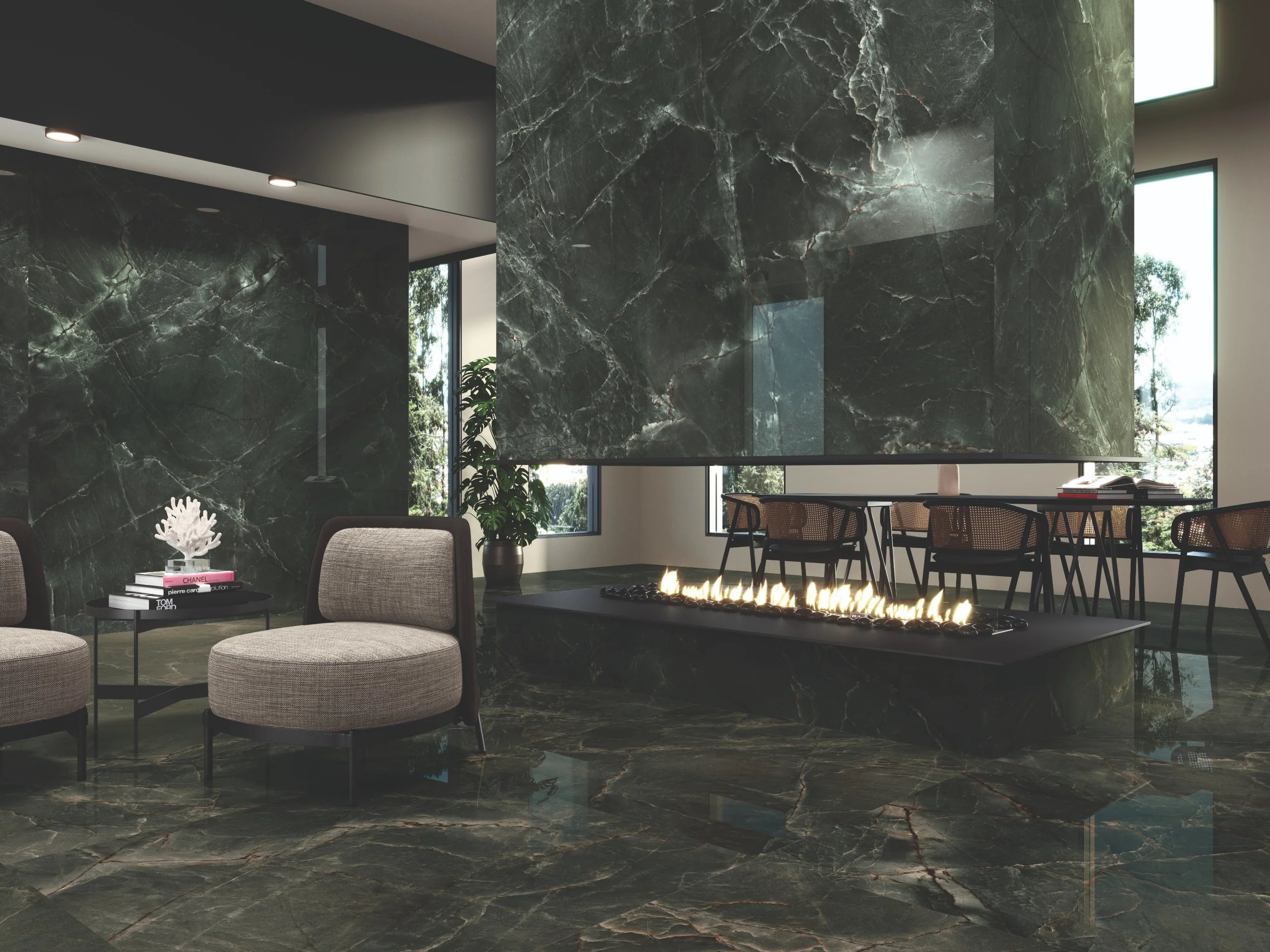 Onyx Lux Super Polished Porcelain Tile – Multiple Colors and Large Formats