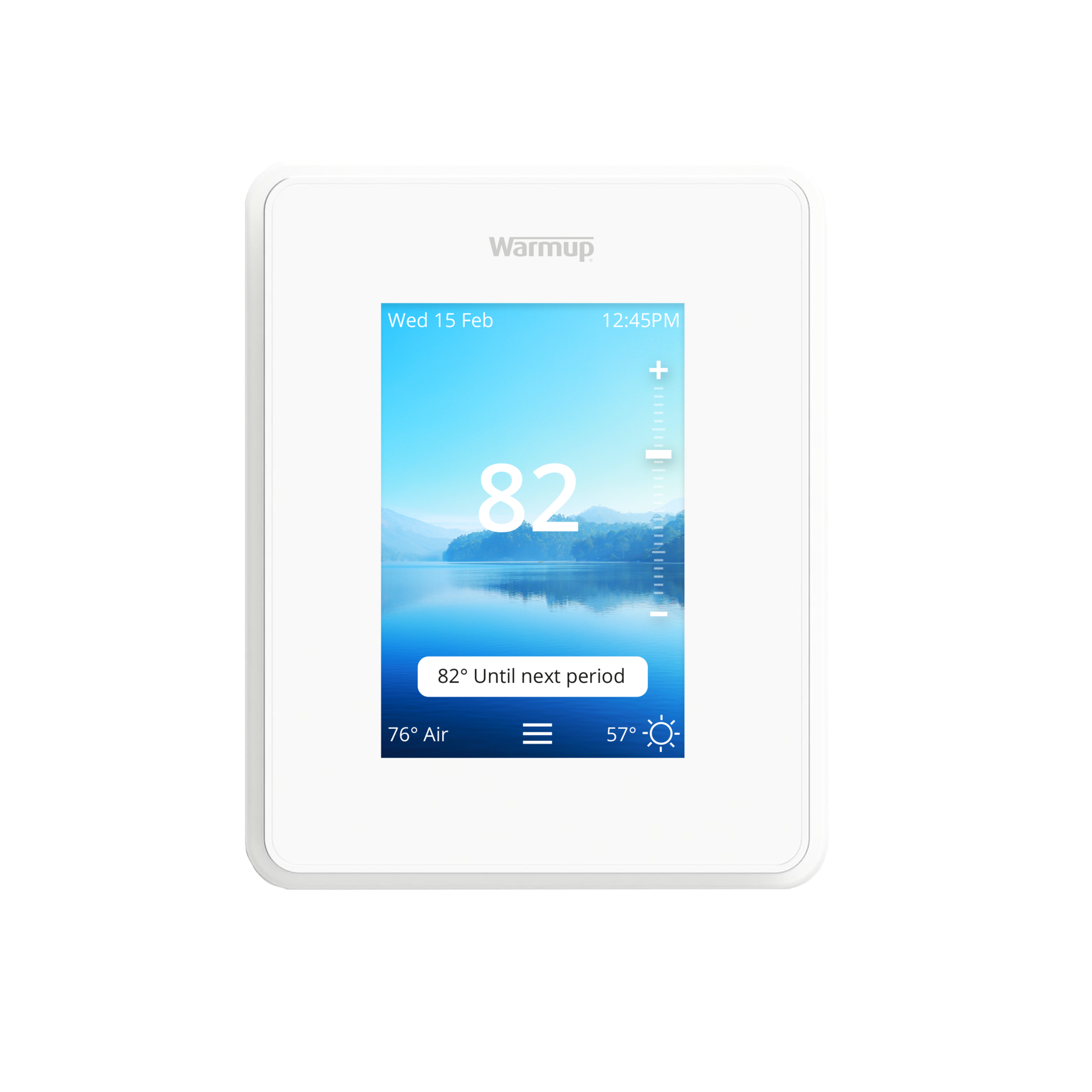 Warmup 6iE Smart WiFi Thermostat – Cloud White, 120V/240V (6IE-04-CW-LC)
