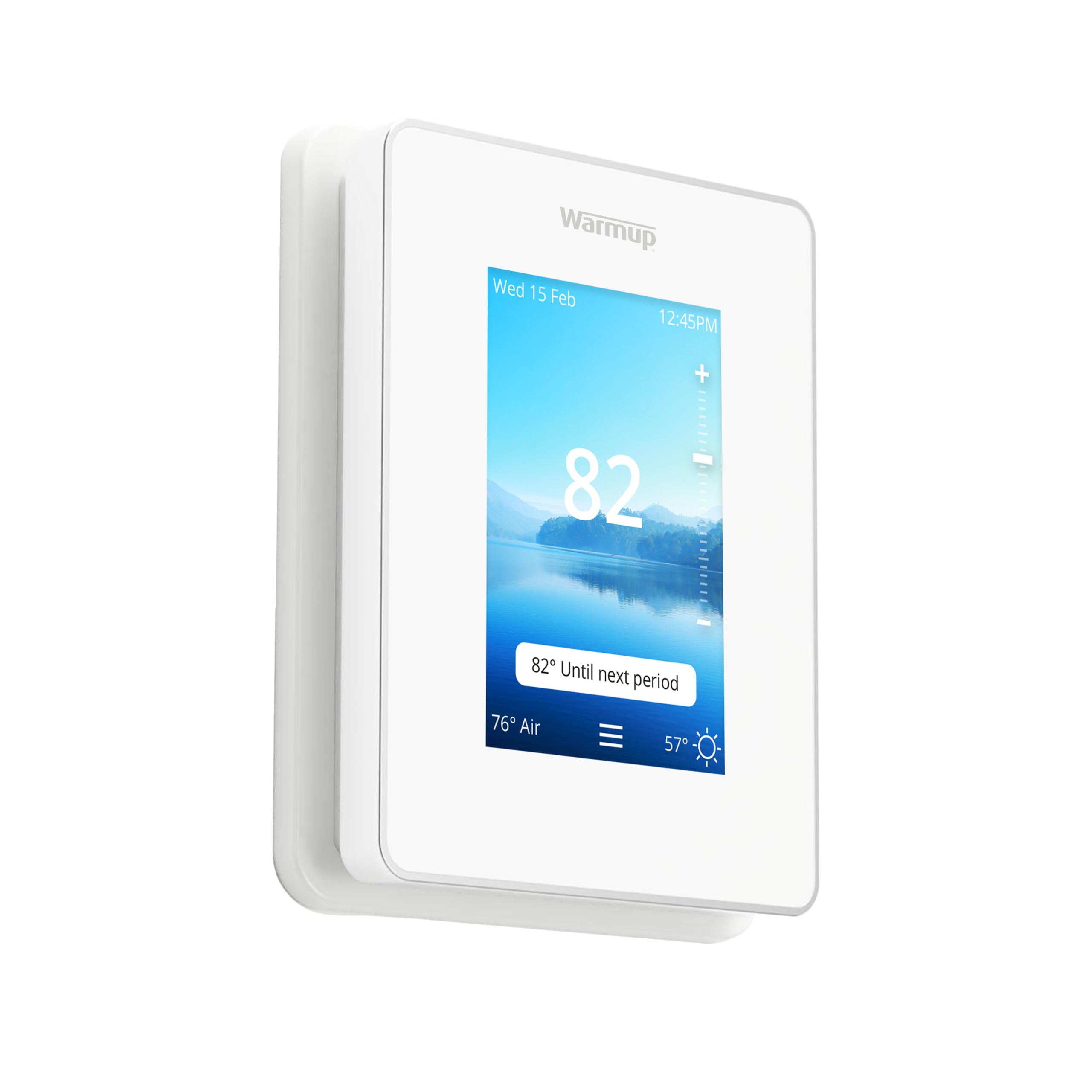 Warmup 6iE Smart WiFi Thermostat – Cloud White, 120V/240V (6IE-04-CW-LC)