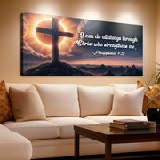Philippians 4:13 - I Can Do All Things Through Christ Faith Sign