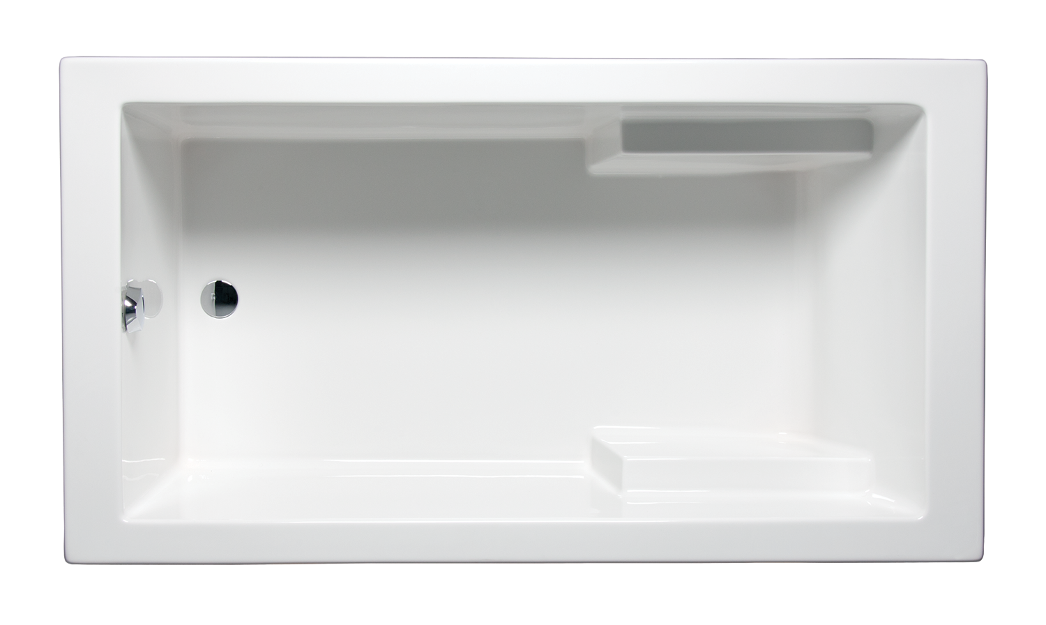 Americh Nadia 6034 - Luxury Series Drop-in Bathtub NA6034L-WH