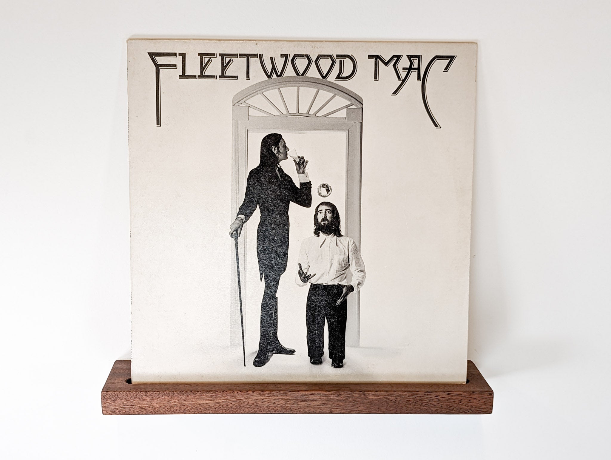 Vinyl Record Floating Shelf in Oak