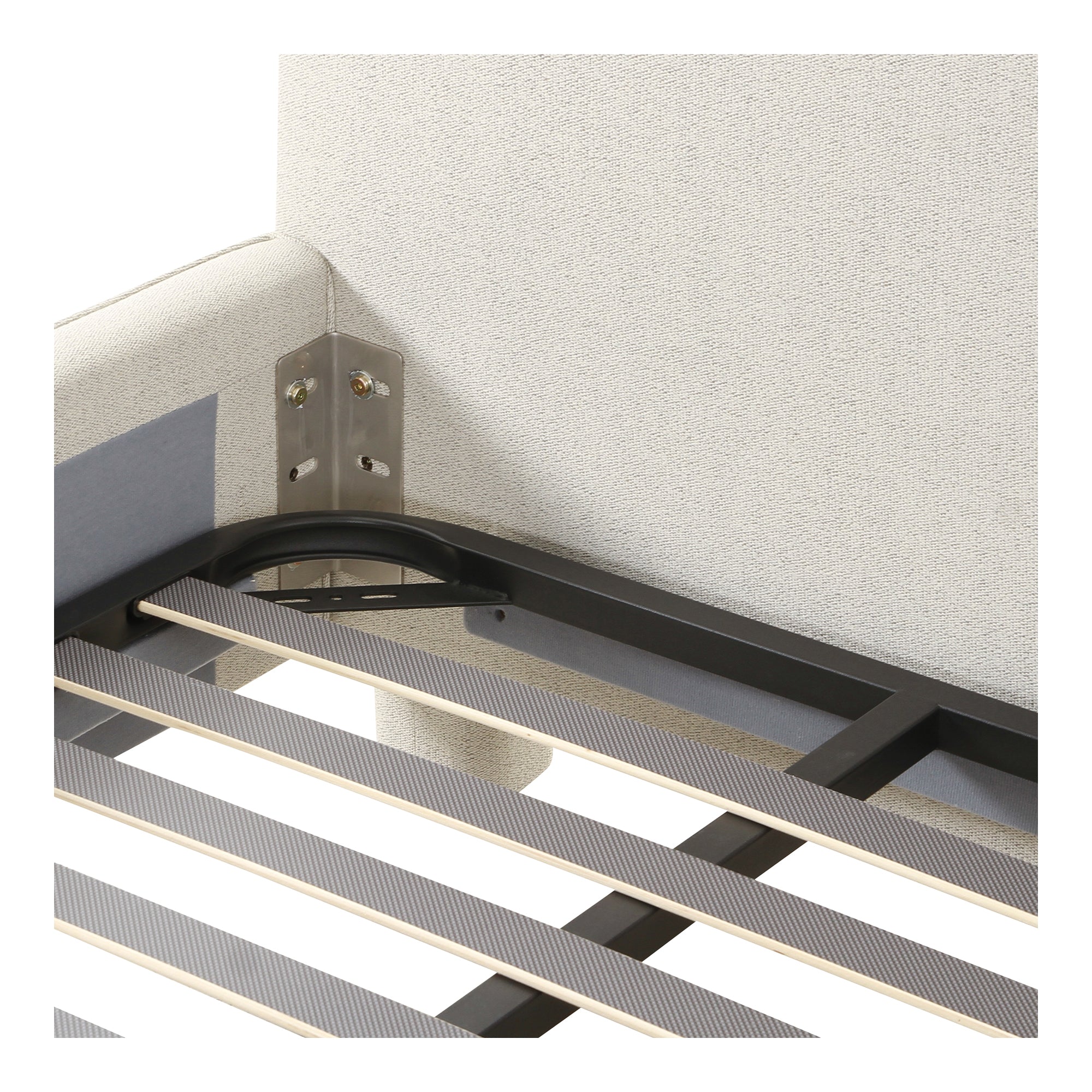 Moes Ichigo Queen Bed Light Grey OA-1002-29-0