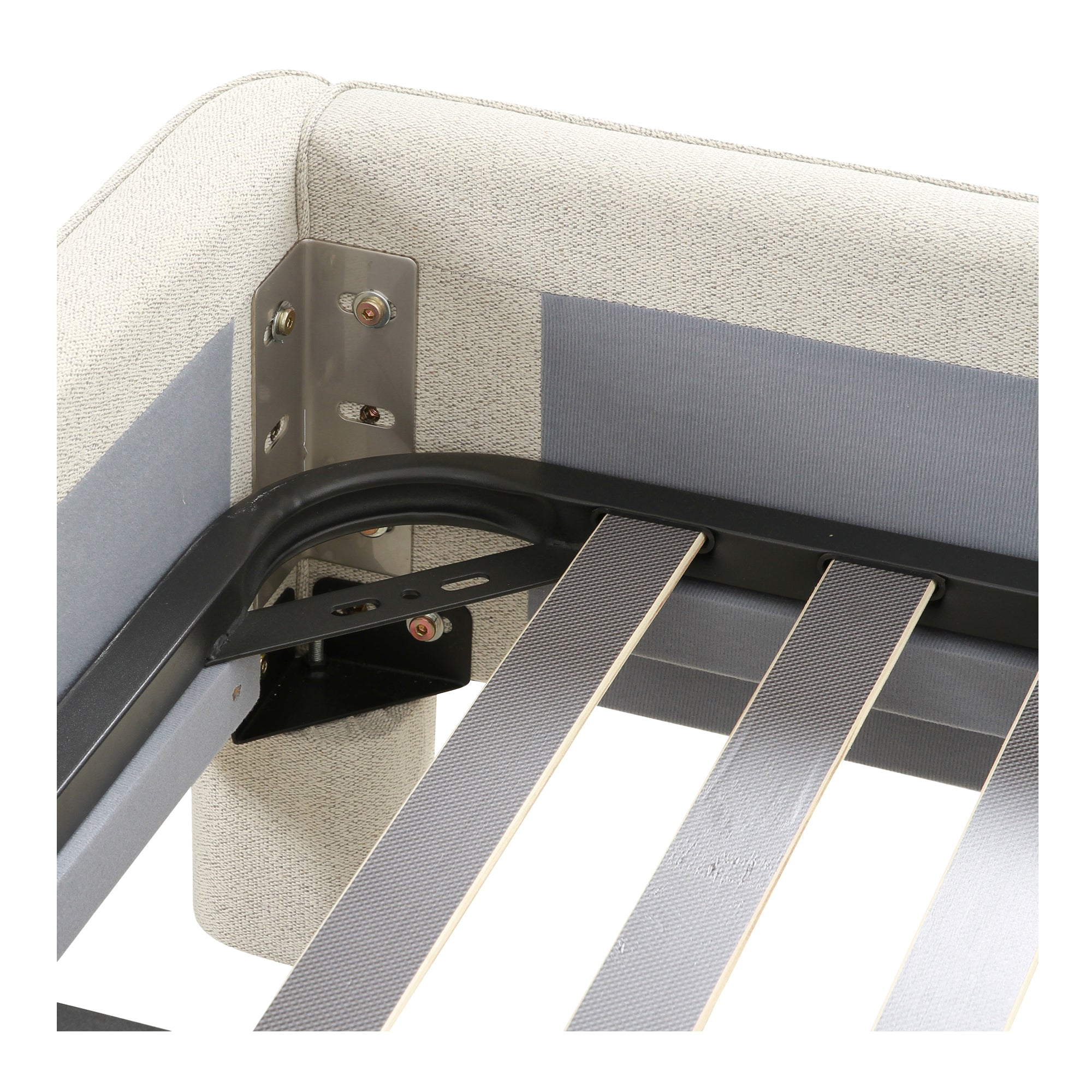 Moes Ichigo King Bed Light Grey OA-1003-29-0