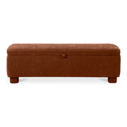 Moes Ichigo Storage Bench Deep Orange OA-1004-12