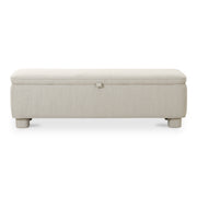 Moes Ichigo Storage Bench Light Grey OA-1004-29