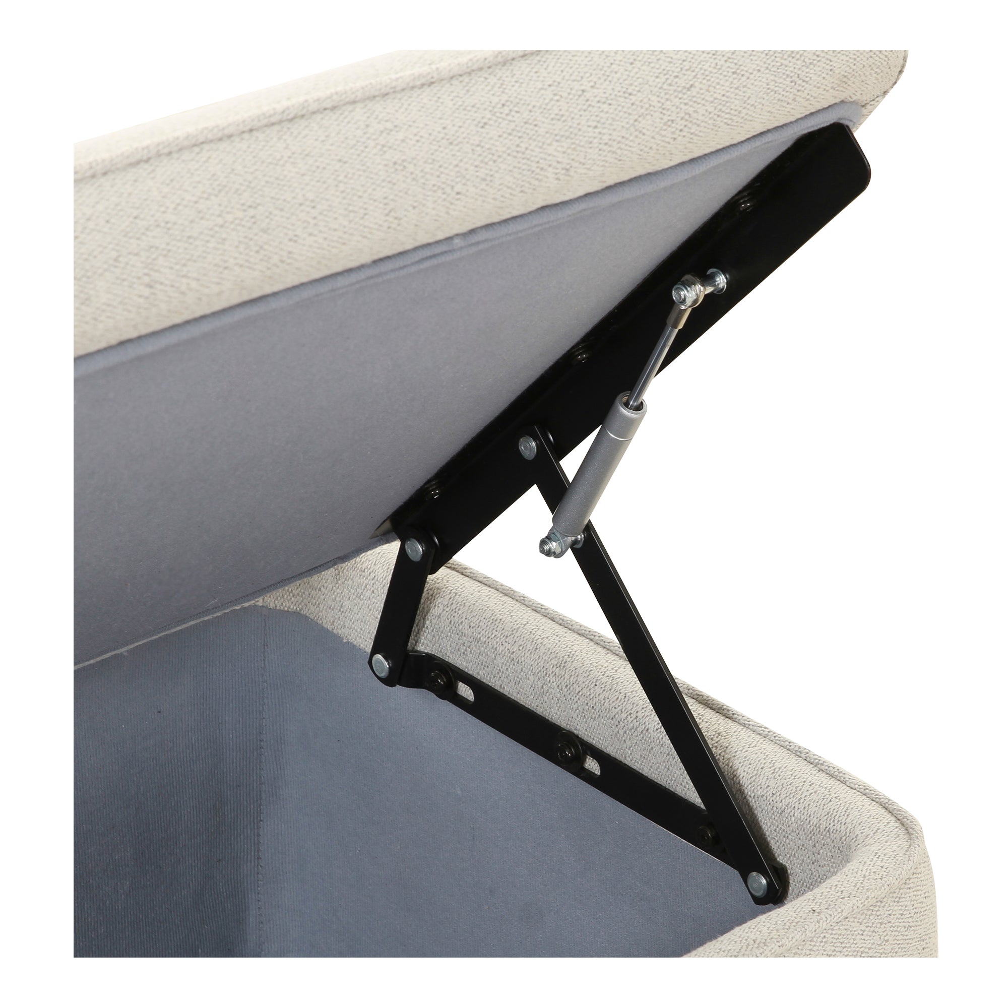 Moes Ichigo Storage Bench Light Grey OA-1004-29