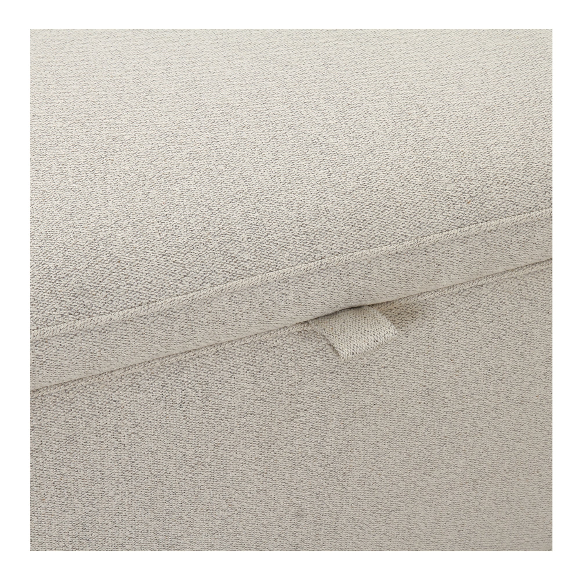 Moes Ichigo Storage Bench Light Grey OA-1004-29