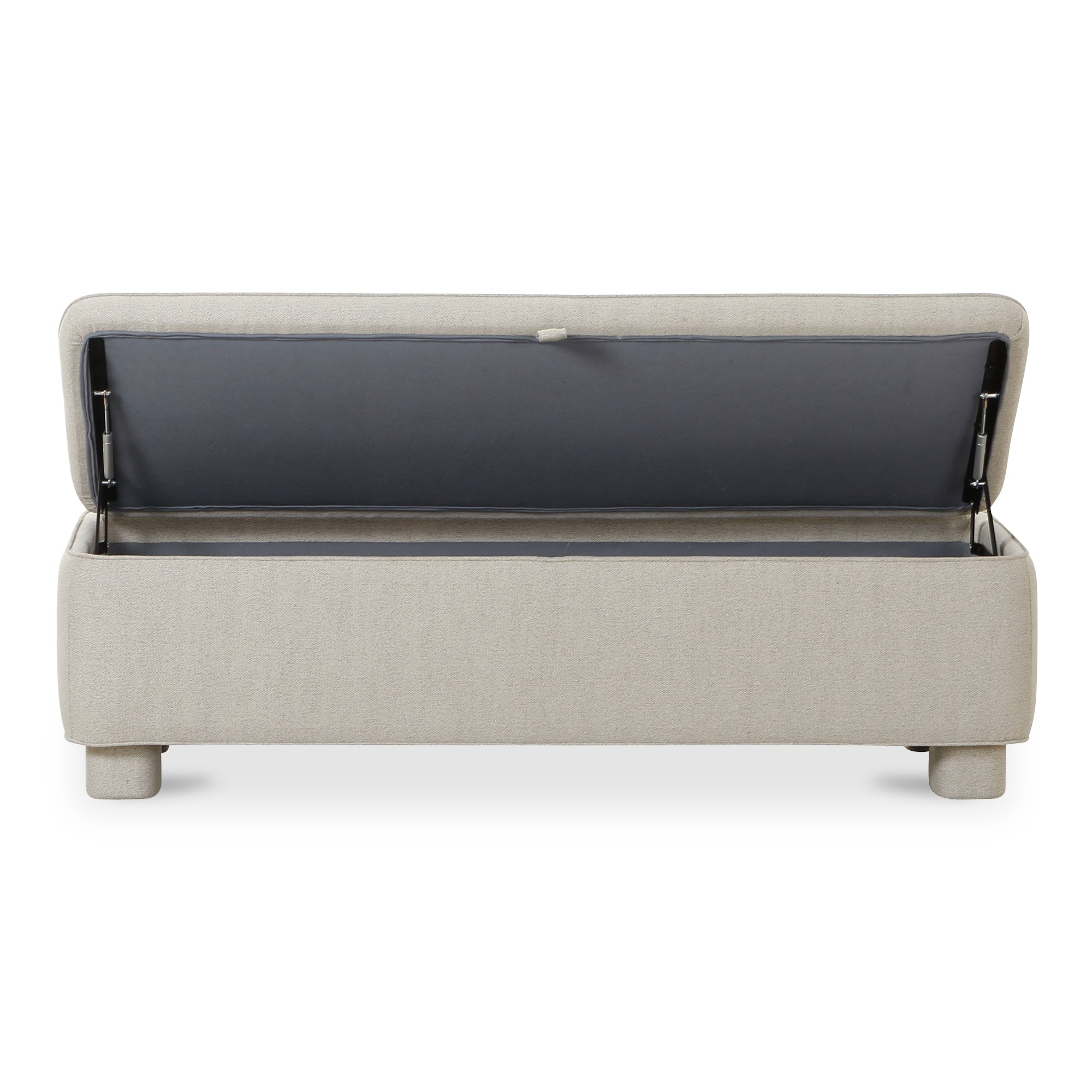 Moes Ichigo Storage Bench Light Grey OA-1004-29