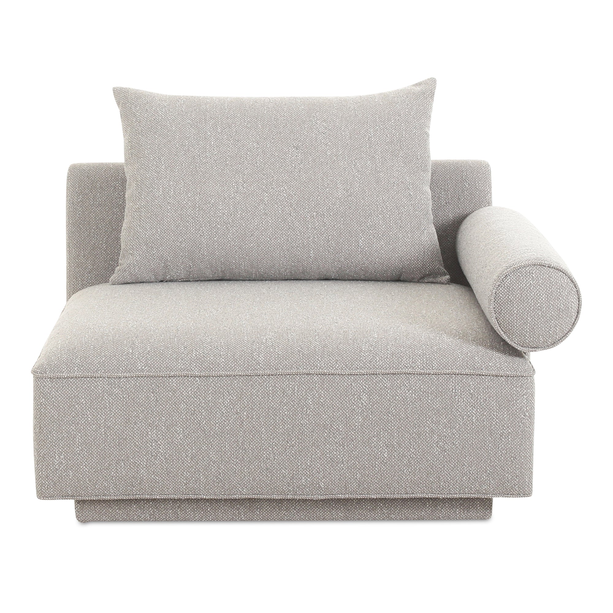 Moes Rosello Right Arm Facing Chair Light Grey OA-1009-29