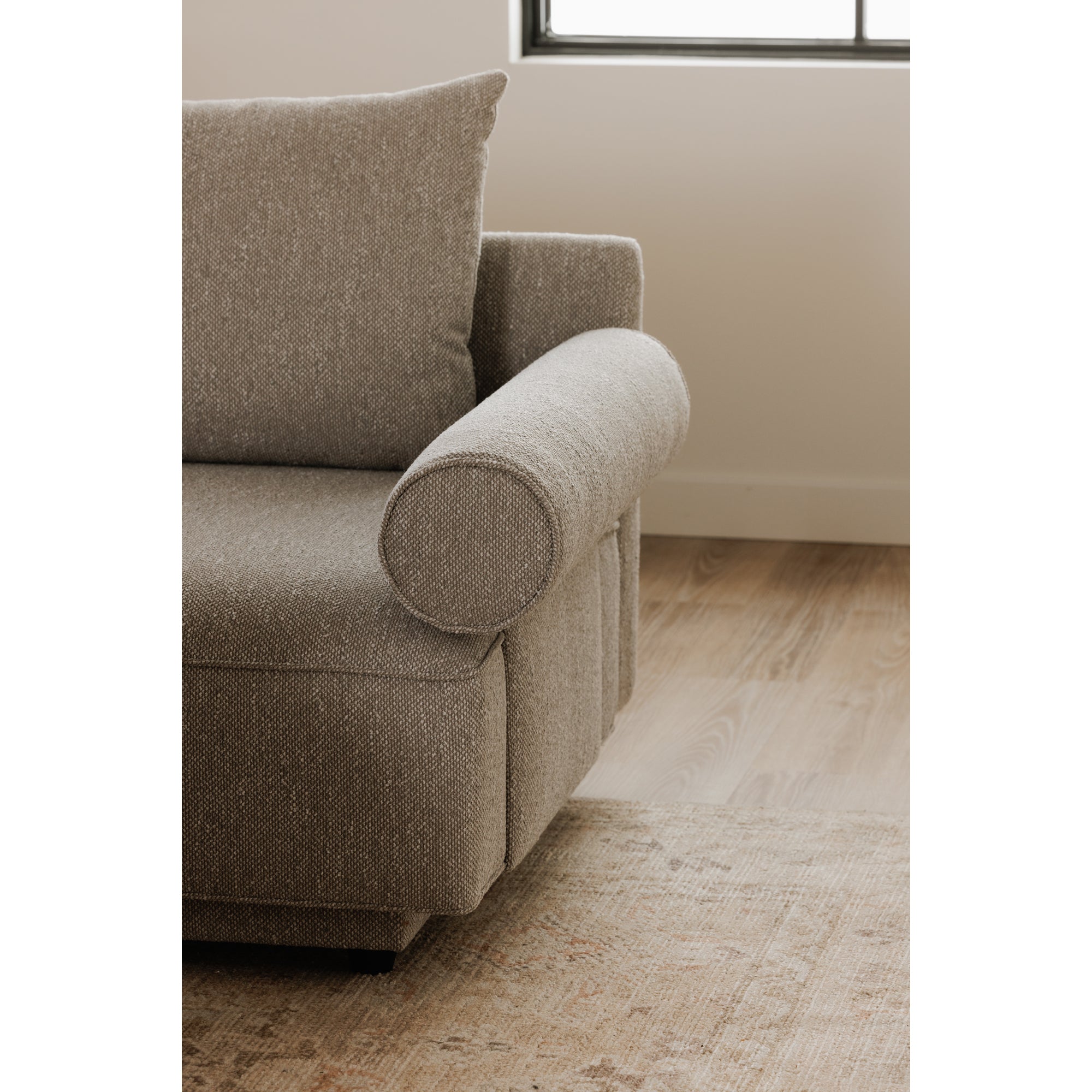 Moes Rosello Right Arm Facing Chair Light Grey OA-1009-29