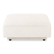 Moes Rosello Ottoman White OA-1012-18