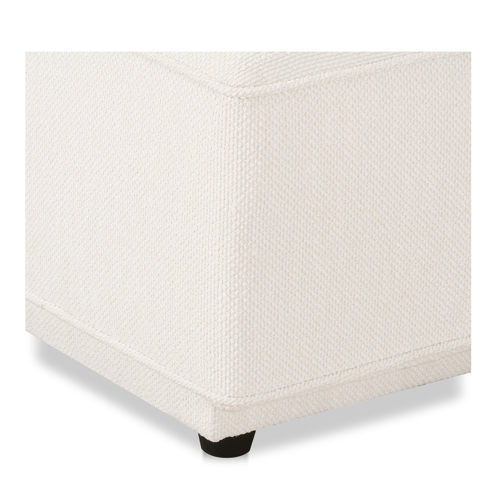 Moes Rosello Ottoman White OA-1012-18