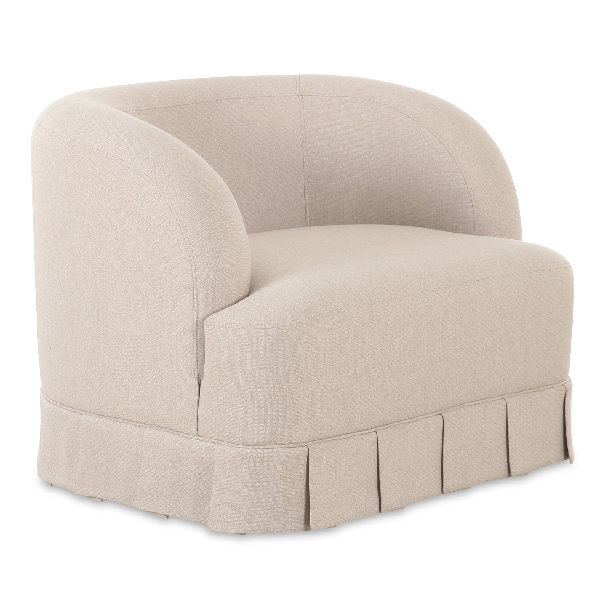 Moes Maren Swivel Chair Beige OA-1013-34