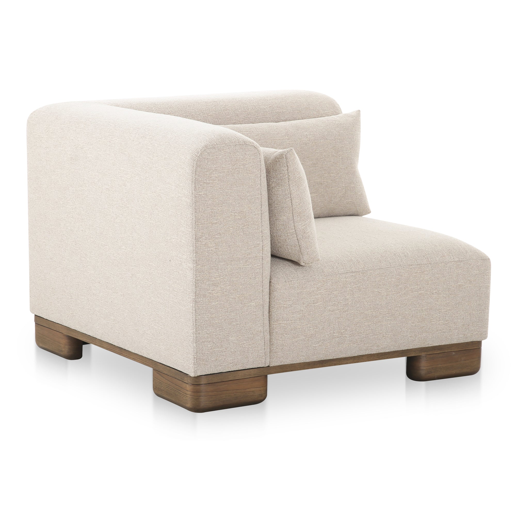 Moes June Corner Chair Oatmeal OA-1030-34