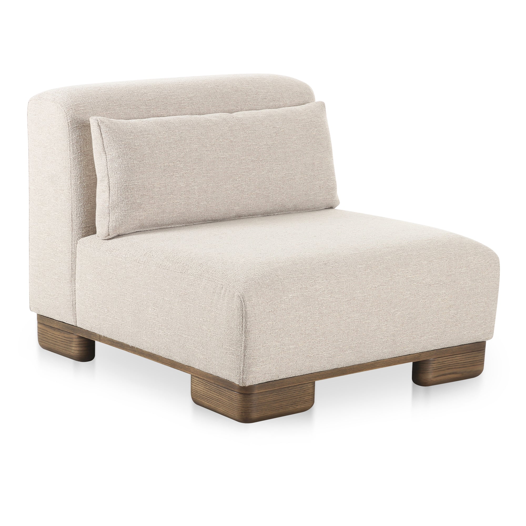 Moes June Slipper Chair Oatmeal OA-1031-34