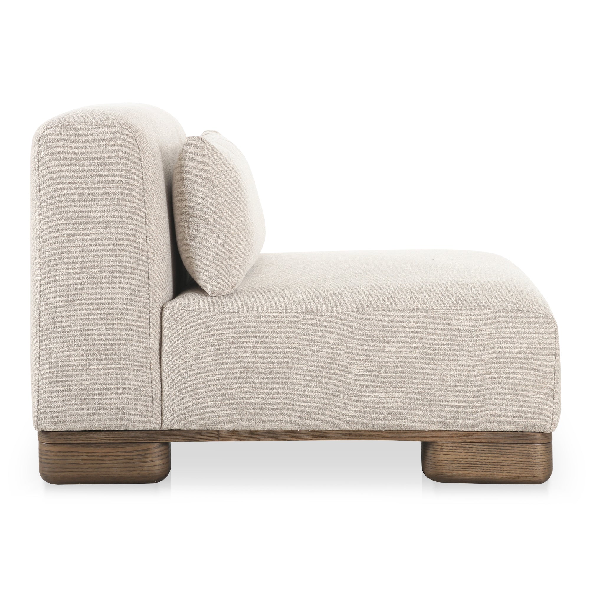 Moes June Slipper Chair Oatmeal OA-1031-34