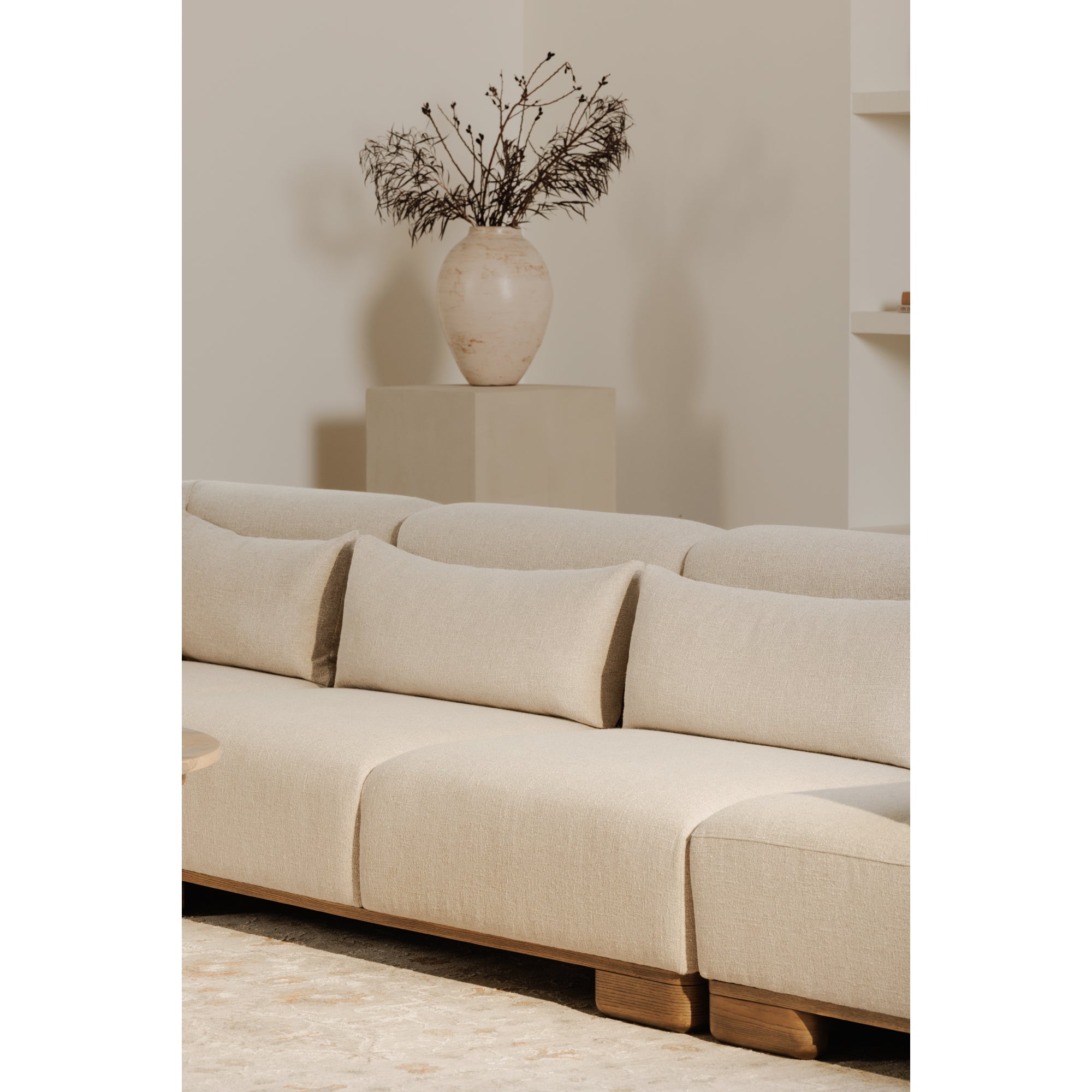 Moes June Sofa Oatmeal OA-1032-34