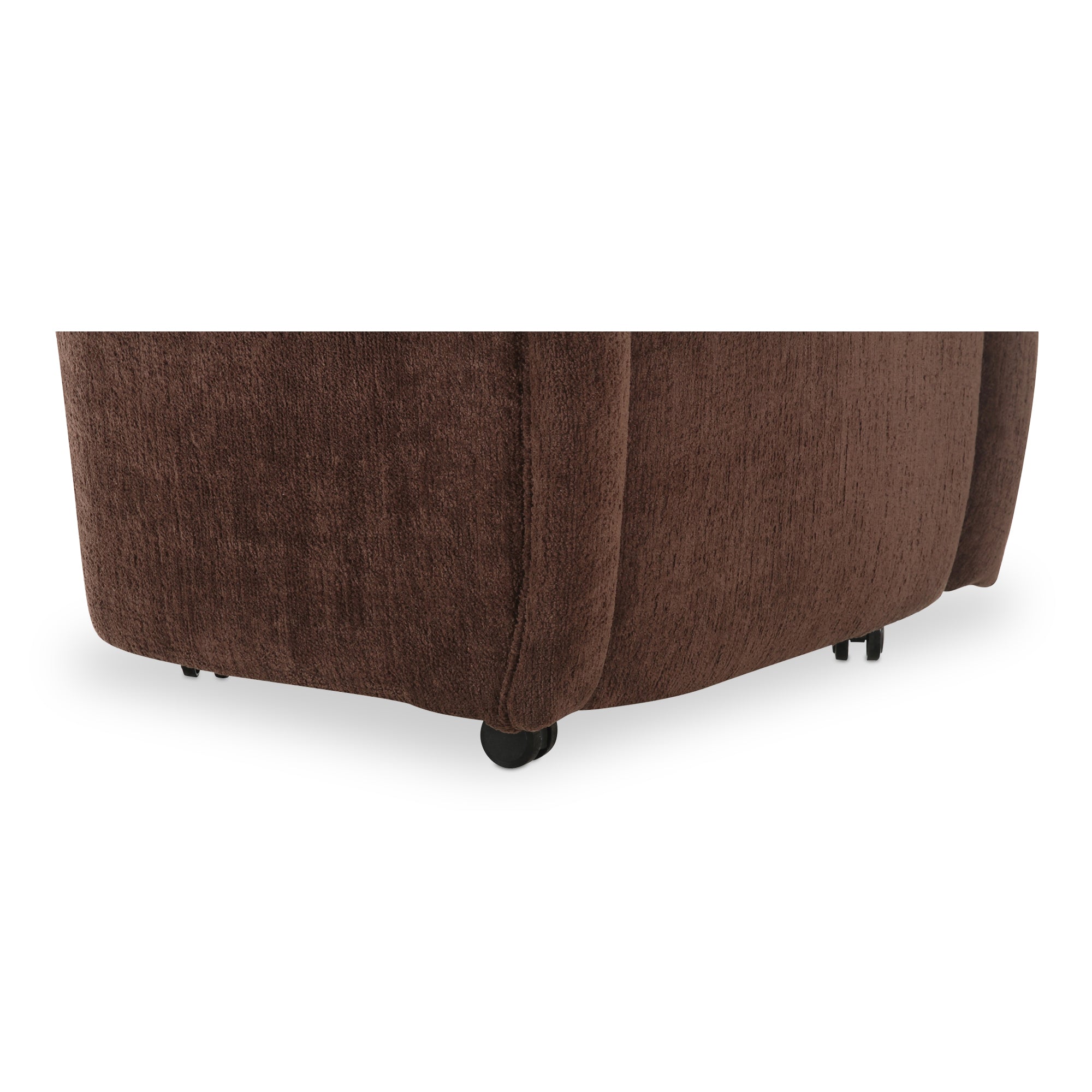 Moes Drava Rolling Dining Chair Dark Brown OA-1034-20