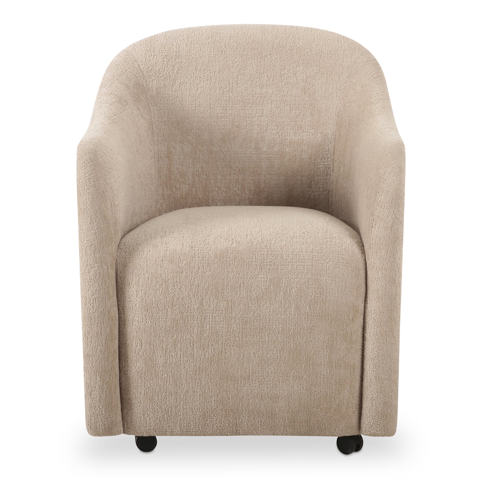 Moes Drava Rolling Dining Chair Beige OA-1034-34