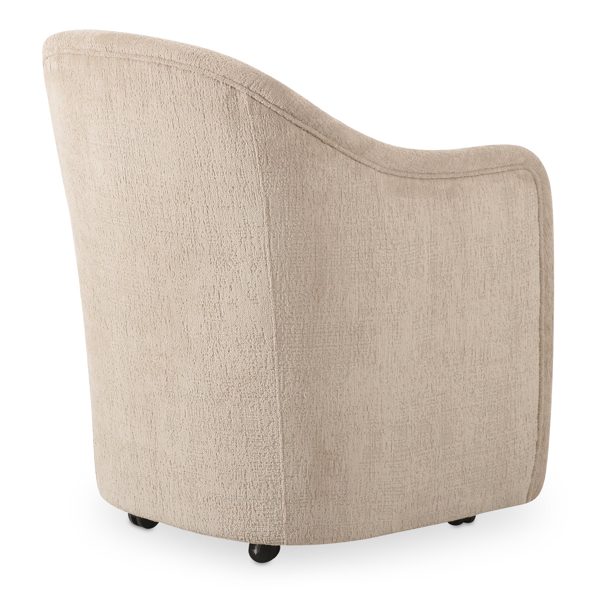 Moes Drava Rolling Dining Chair Beige OA-1034-34