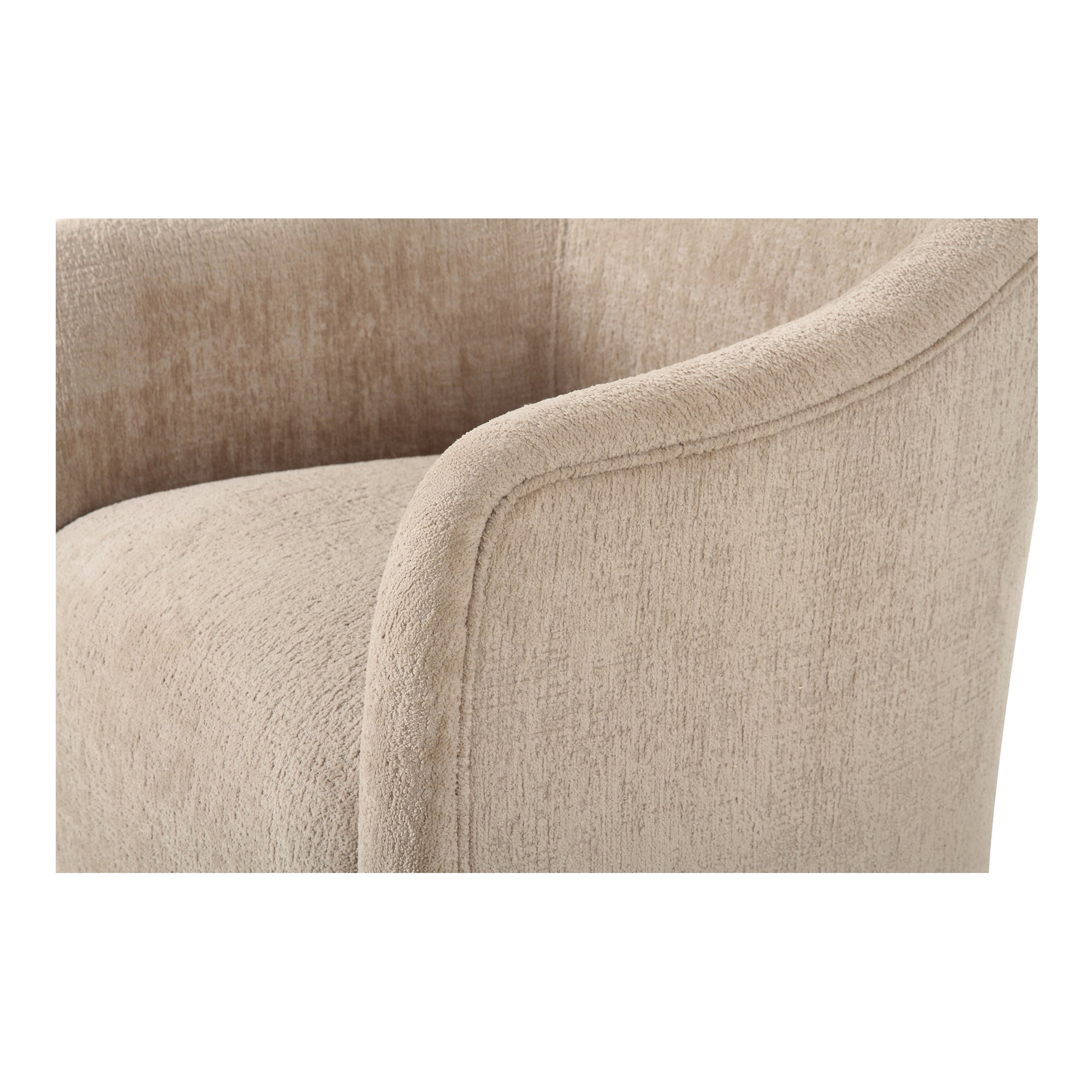 Moes Drava Rolling Dining Chair Beige OA-1034-34