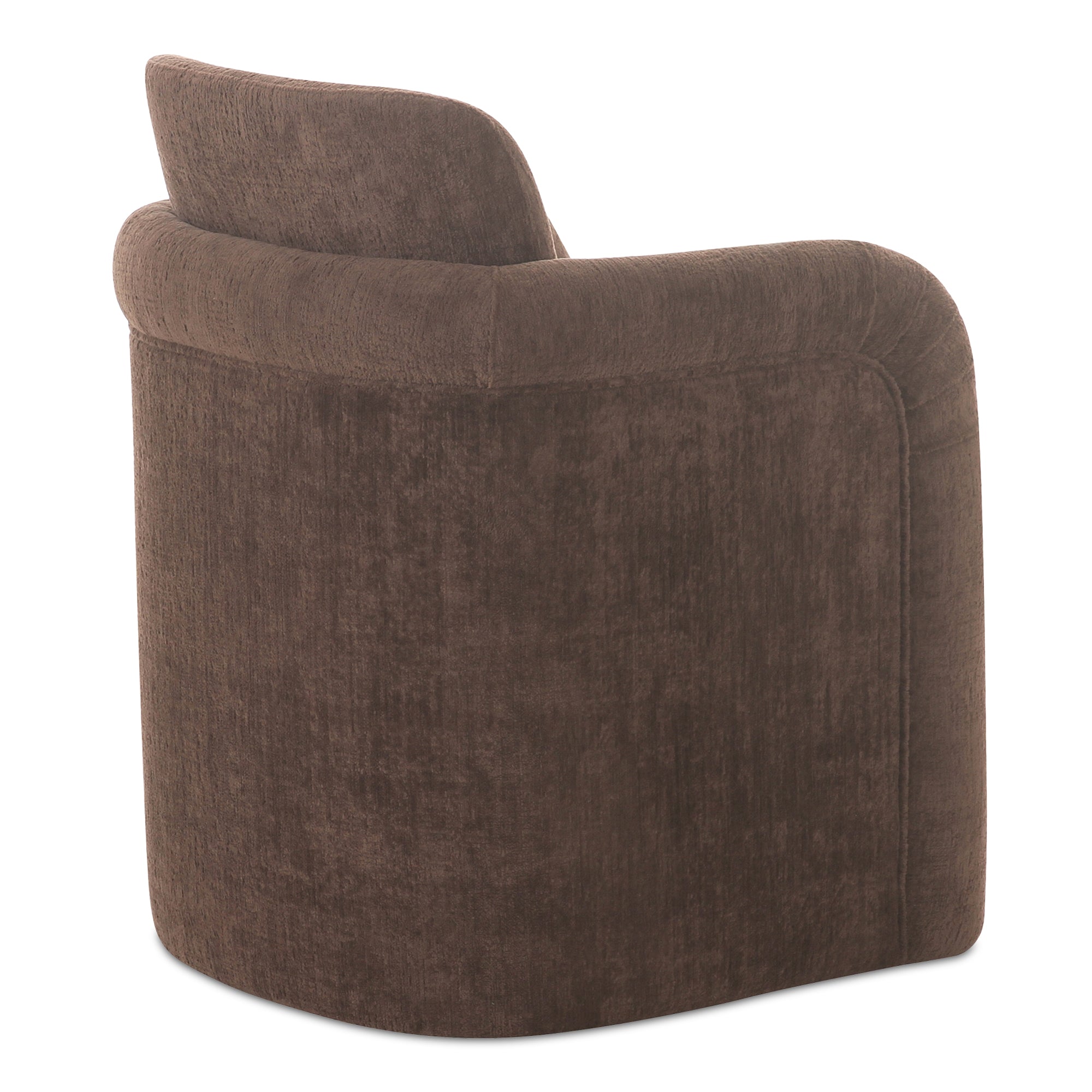 Moes Mesto Rolling Dining Chair Dark Brown OA-1035-20