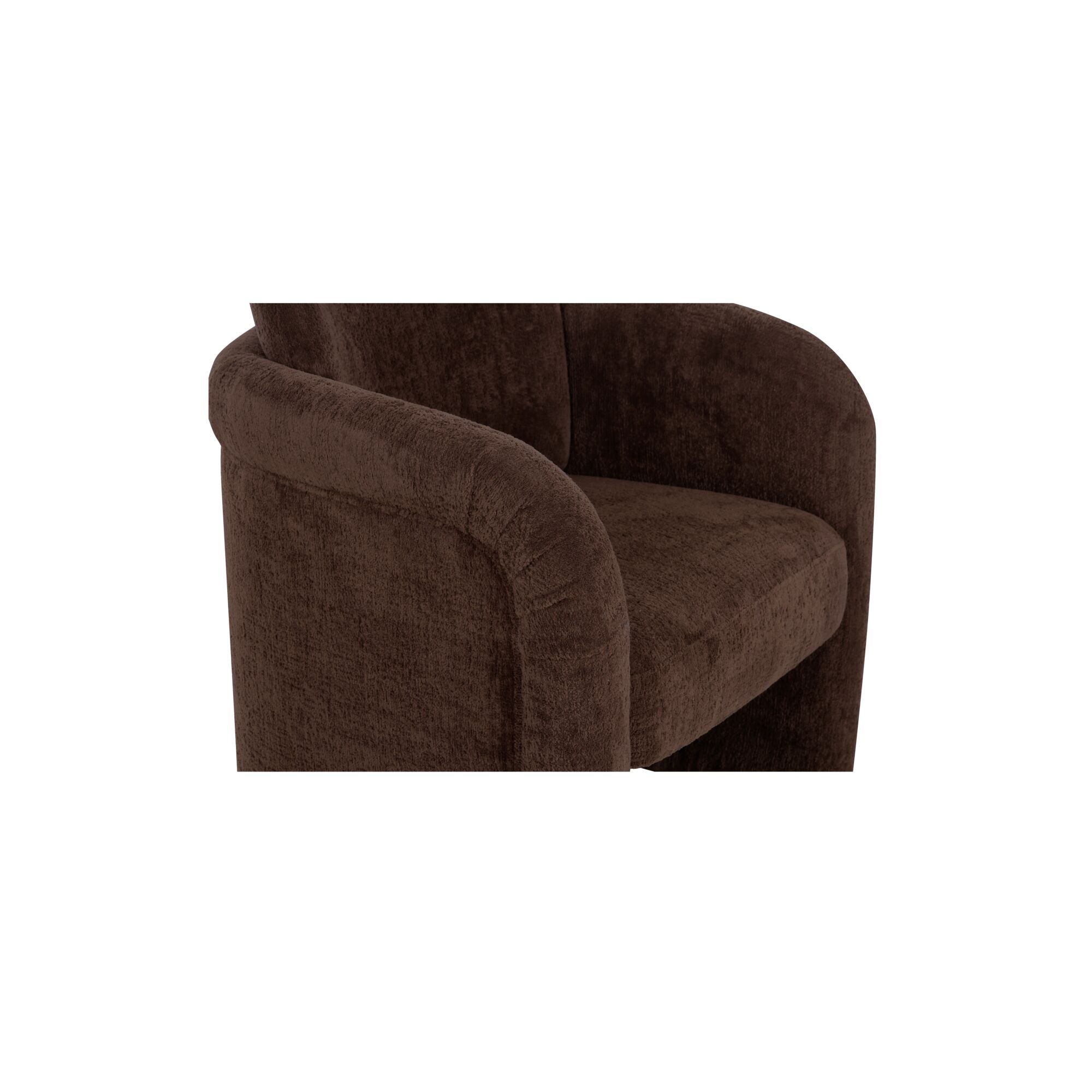Moes Mesto Rolling Dining Chair Dark Brown OA-1035-20