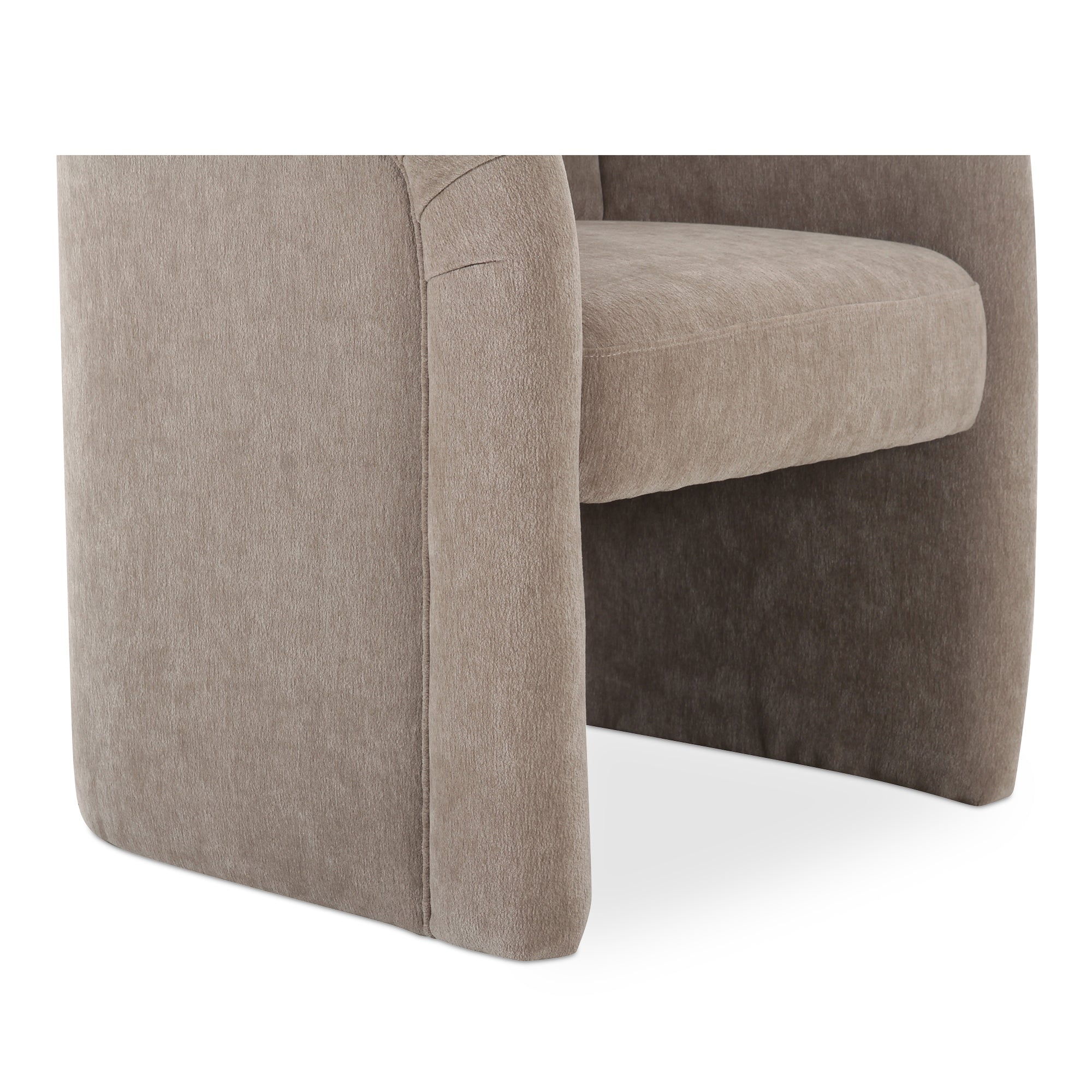 Moes Mesto Rolling Dining Chair Taupe OA-1035-39