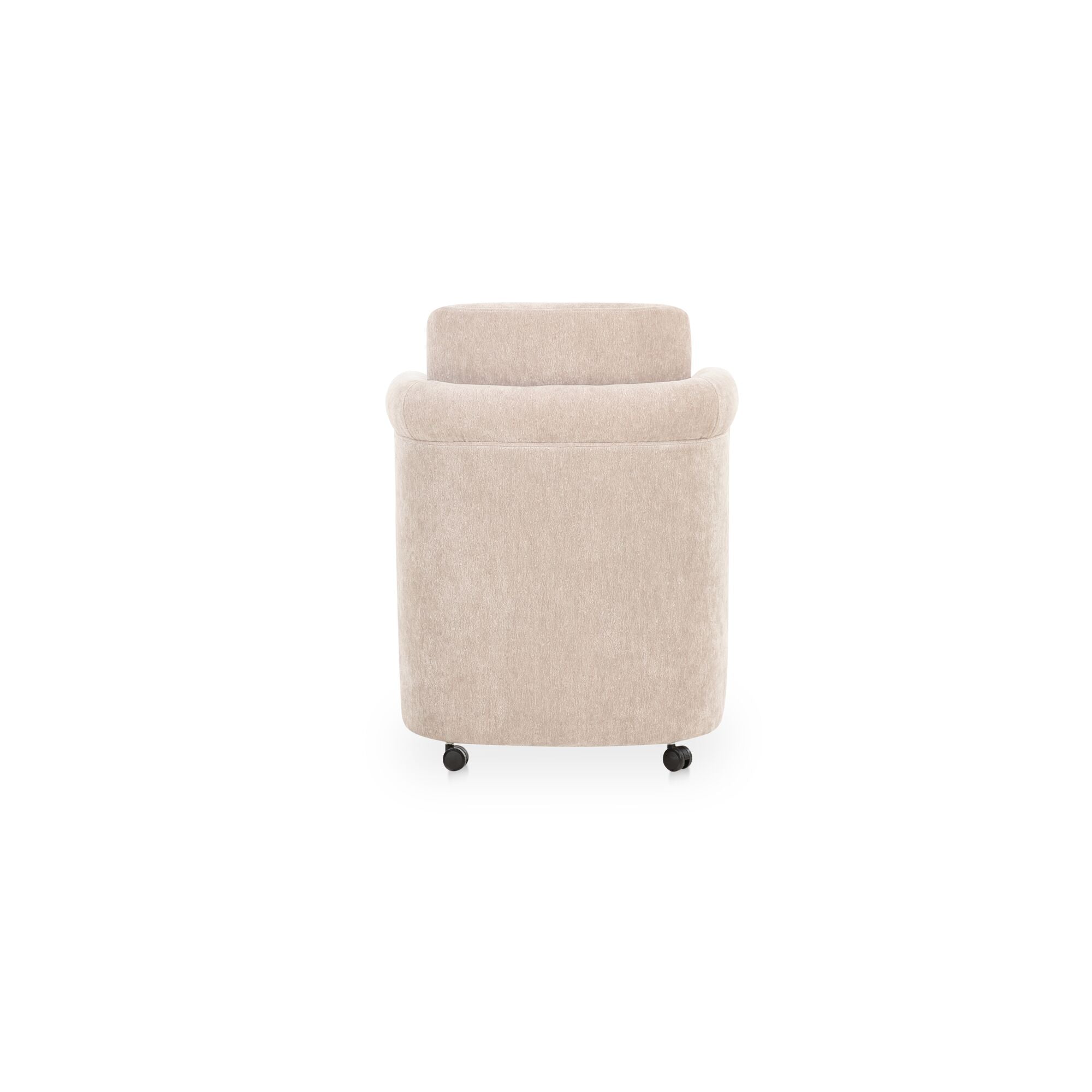 Moes Mesto Rolling Dining Chair Taupe OA-1035-39