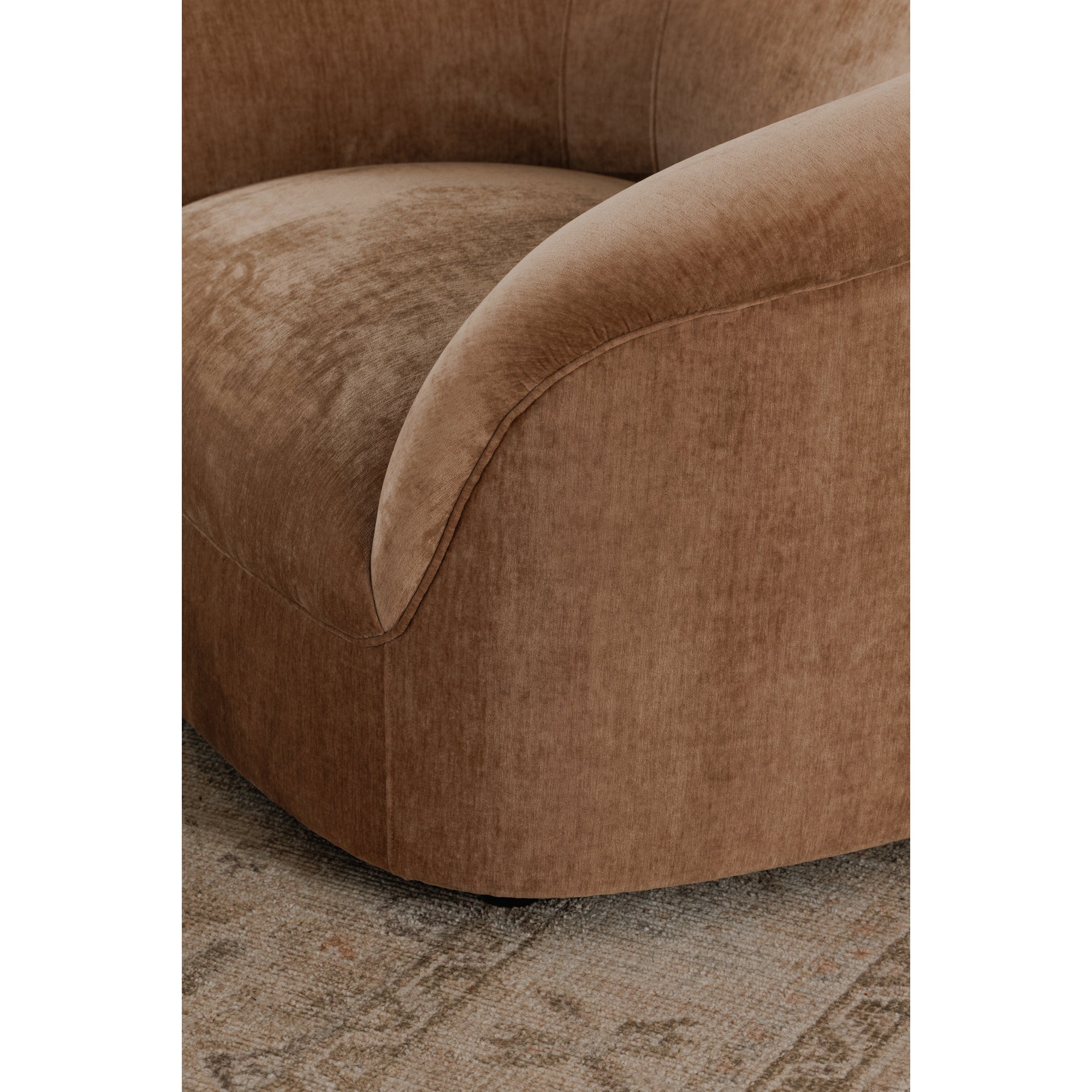 Moes Thora Lounge Chair Blush OA-1039-33