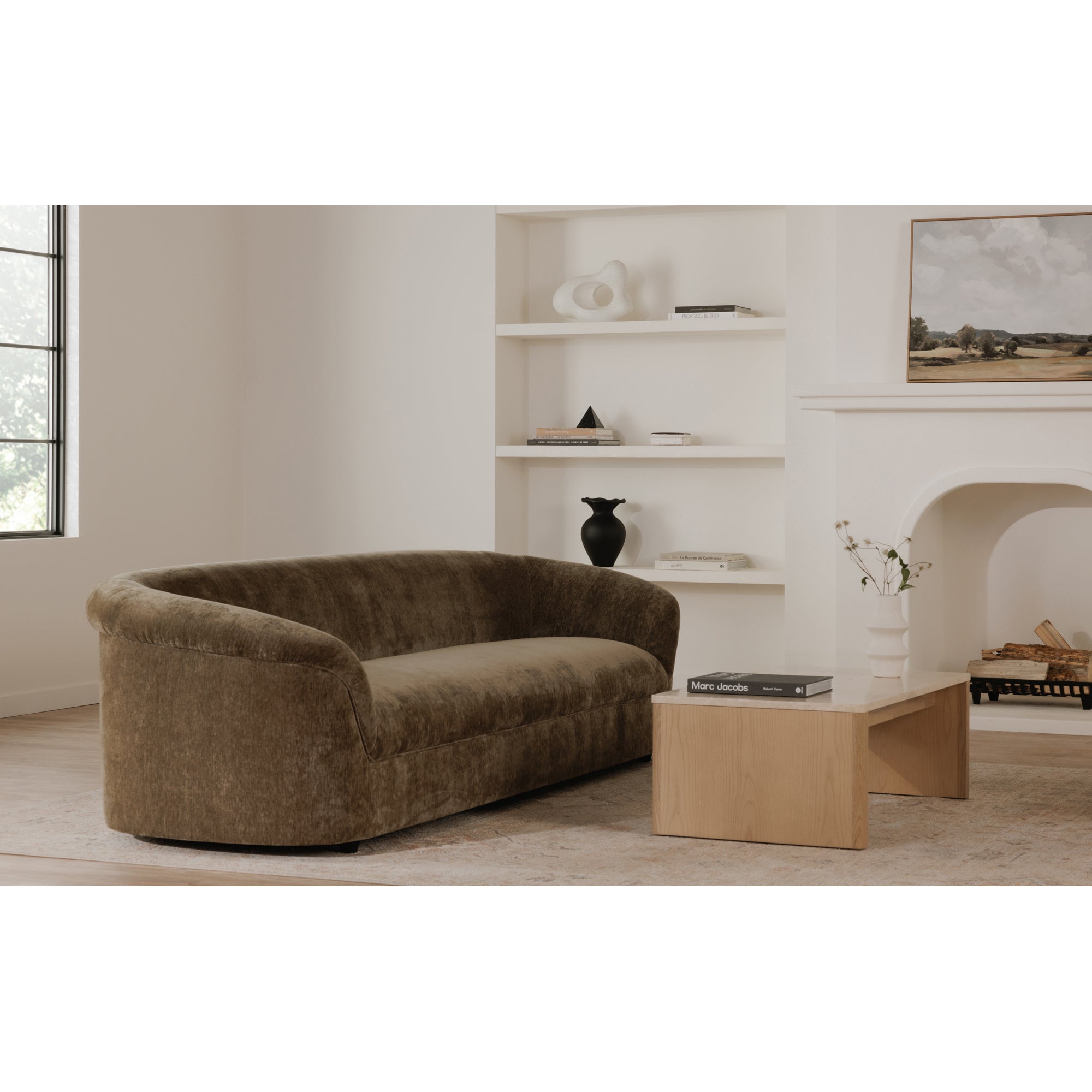 Moes Thora Sofa Dark Green OA-1040-27