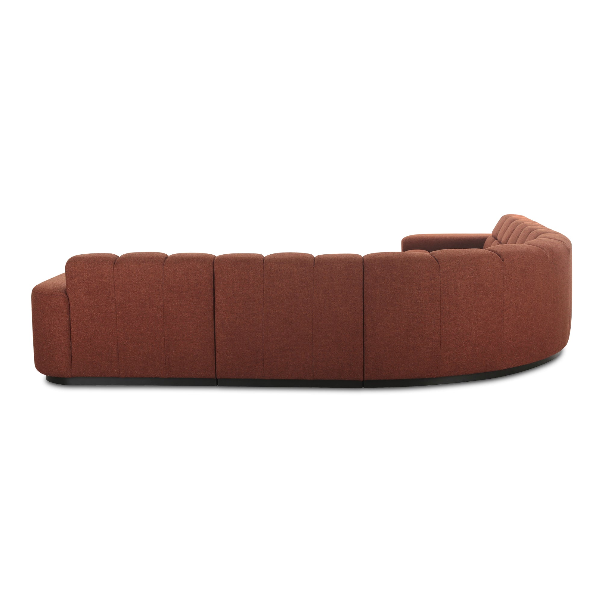 Moes Roman L-Shaped Sectional Rust OA-1042-12-0