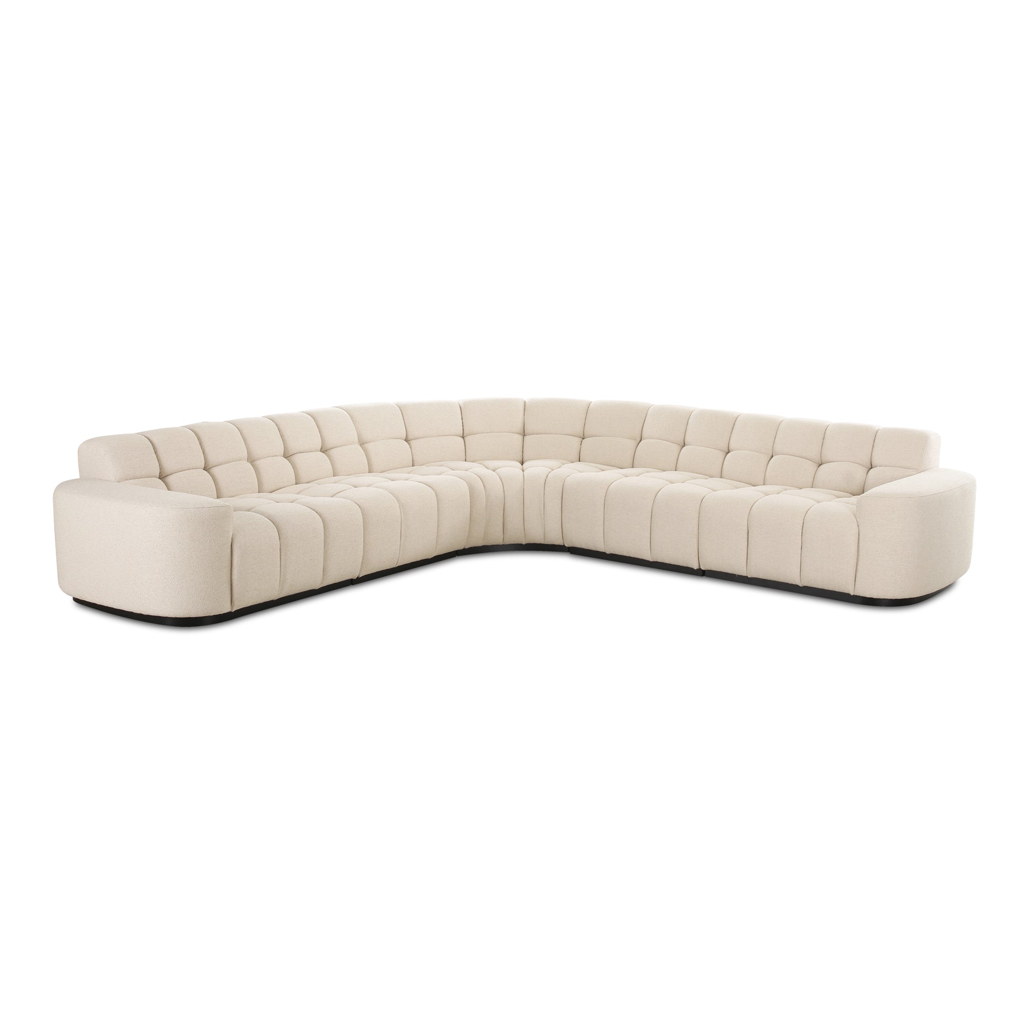 Moes Roman L-Shaped Sectional Oat OA-1042-34-0