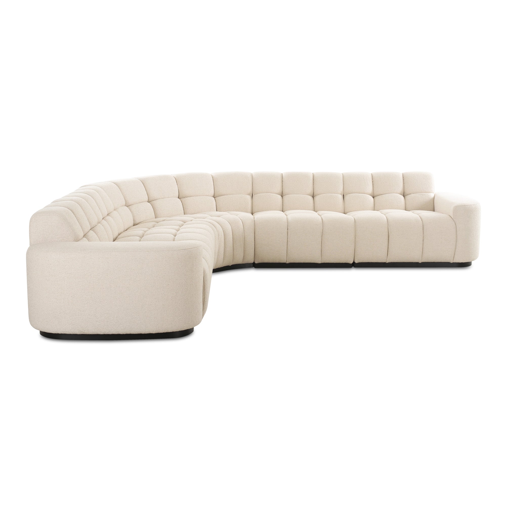 Moes Roman L-Shaped Sectional Oat OA-1042-34-0