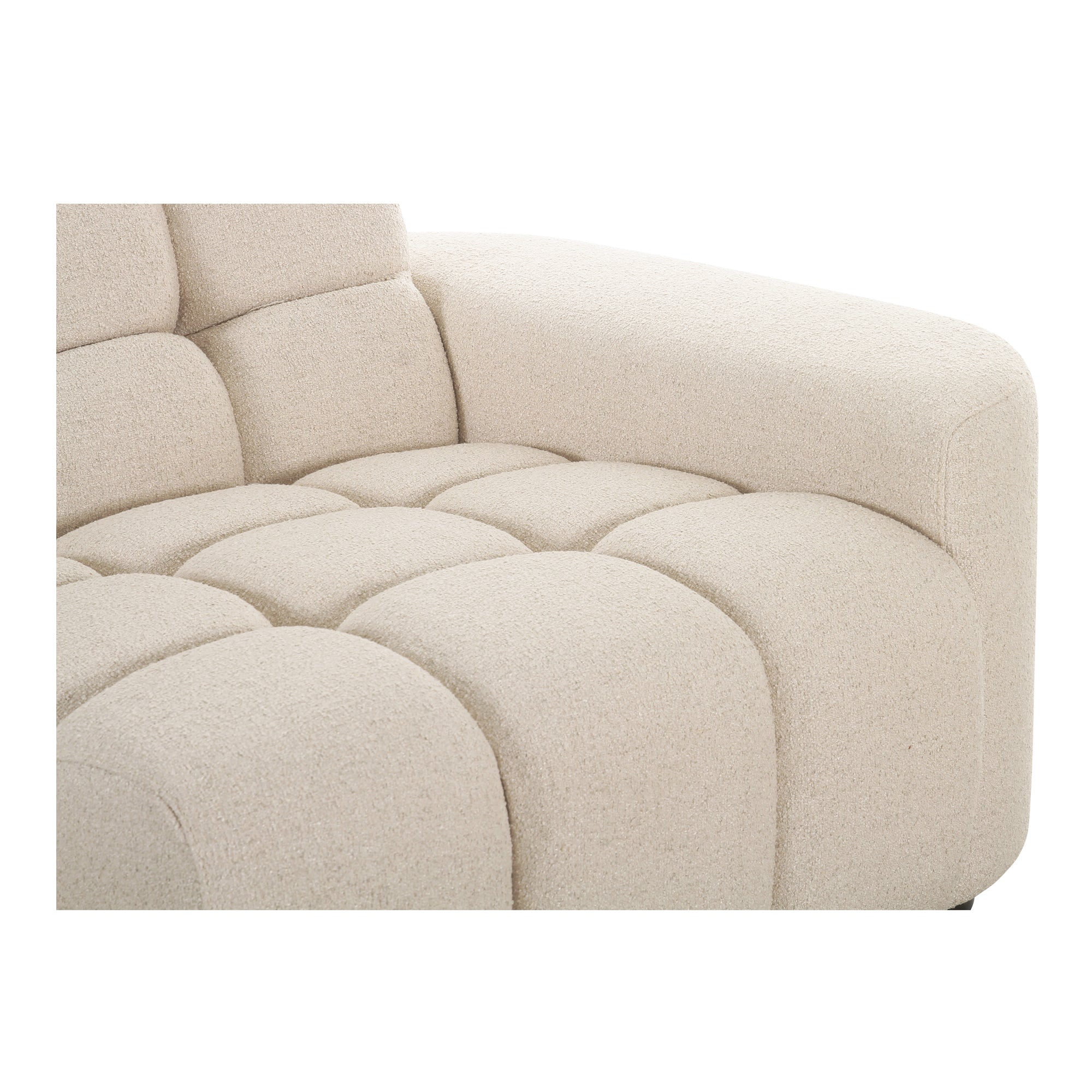 Moes Roman L-Shaped Sectional Oat OA-1042-34-0