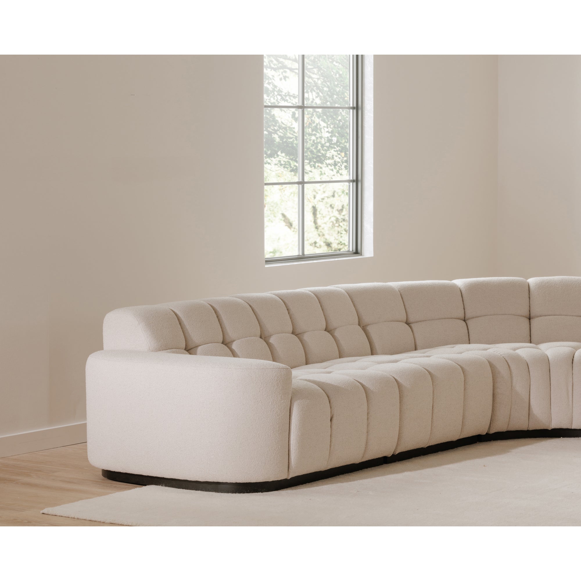 Moes Roman L-Shaped Sectional Oat OA-1042-34-0