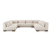 Moes June U Shaped Modular Sectional Oatmeal OA-1049-34