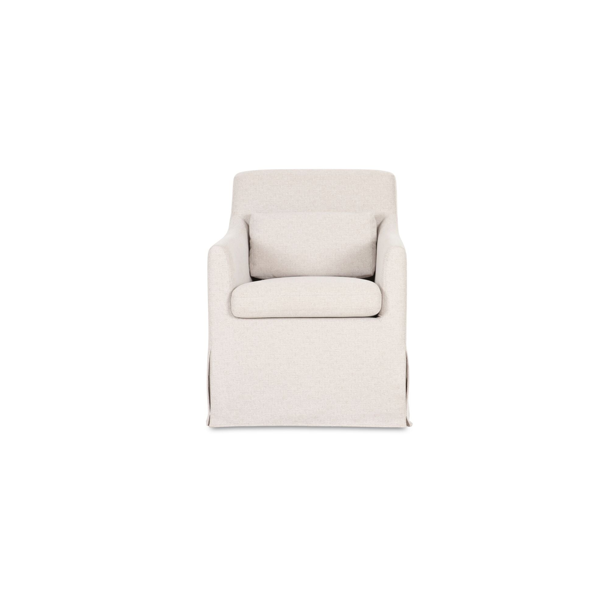 Moes Lydia Slipcover Dining Chair Beige OA-1051-34