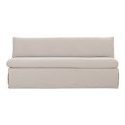 Moes Fable Slipcover Dining Bench Beige OA-1052-34